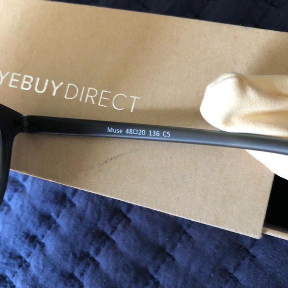 Slate Gray Glasses Frames - Picture 2 of 4